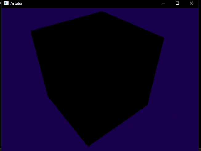 Black OpenGL Box